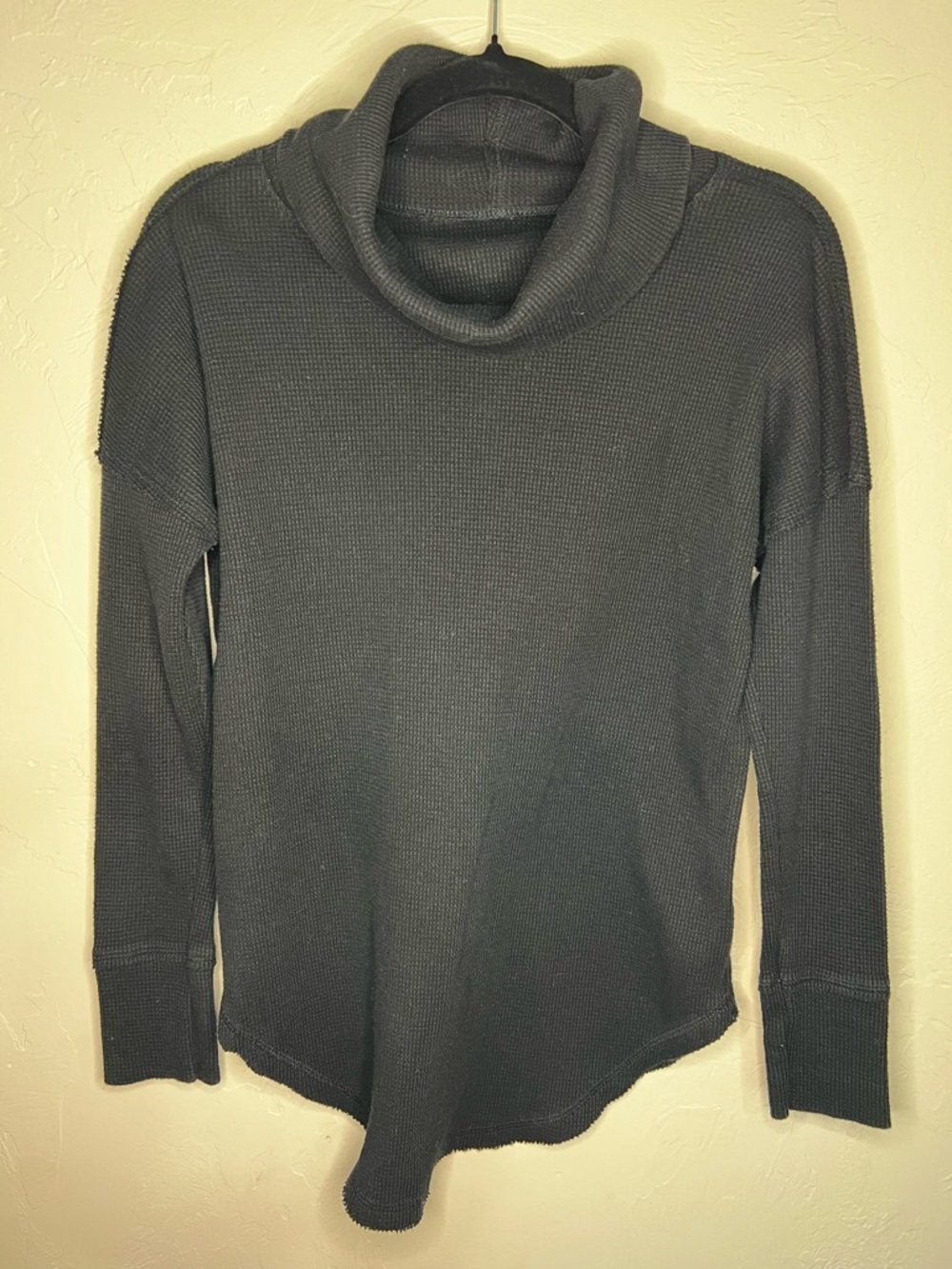 Maeve By Anthropologie Ainsley Black Turtleneck Tunic Round Hem Sweater View 3